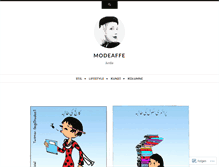 Tablet Screenshot of modeaffe.com